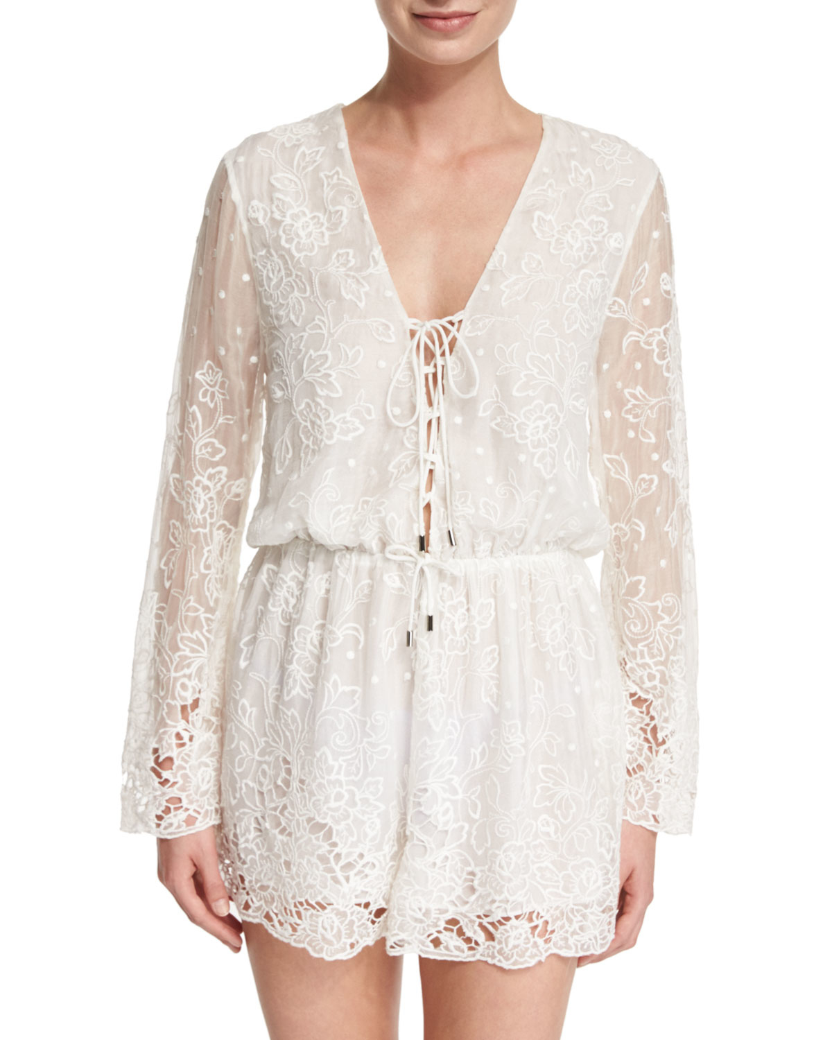 zimmerman white playsuit