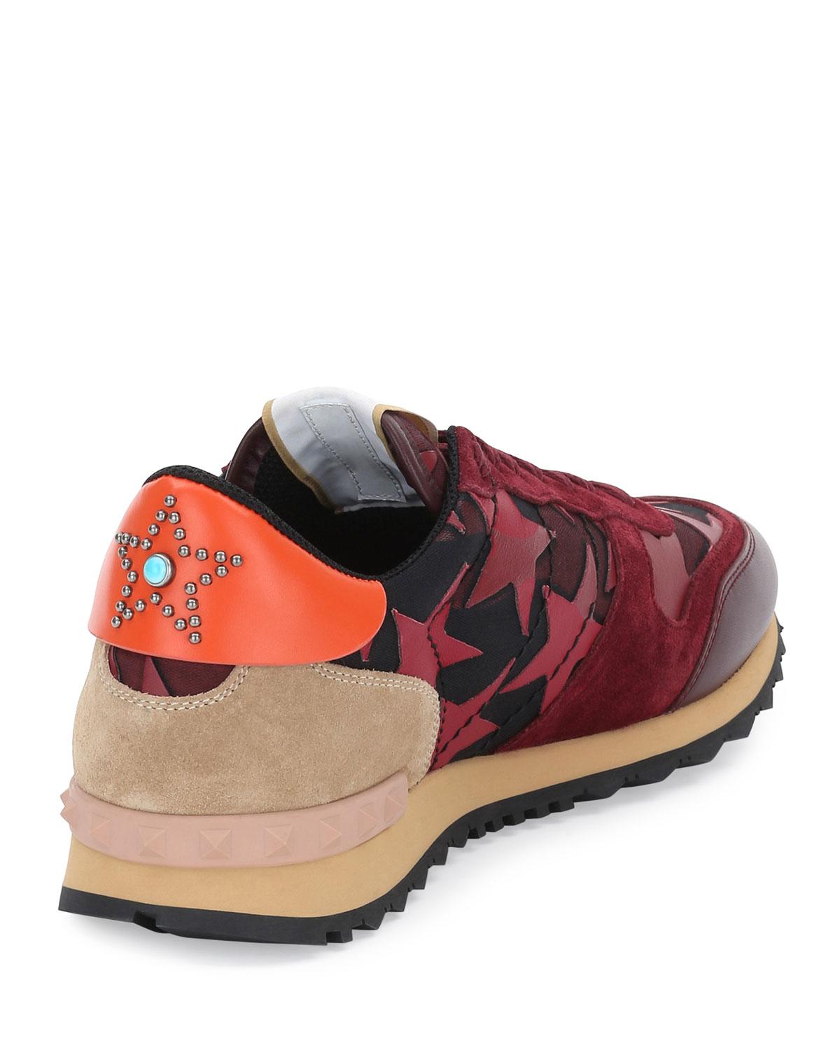 valentino rockrunner red camo low cost 