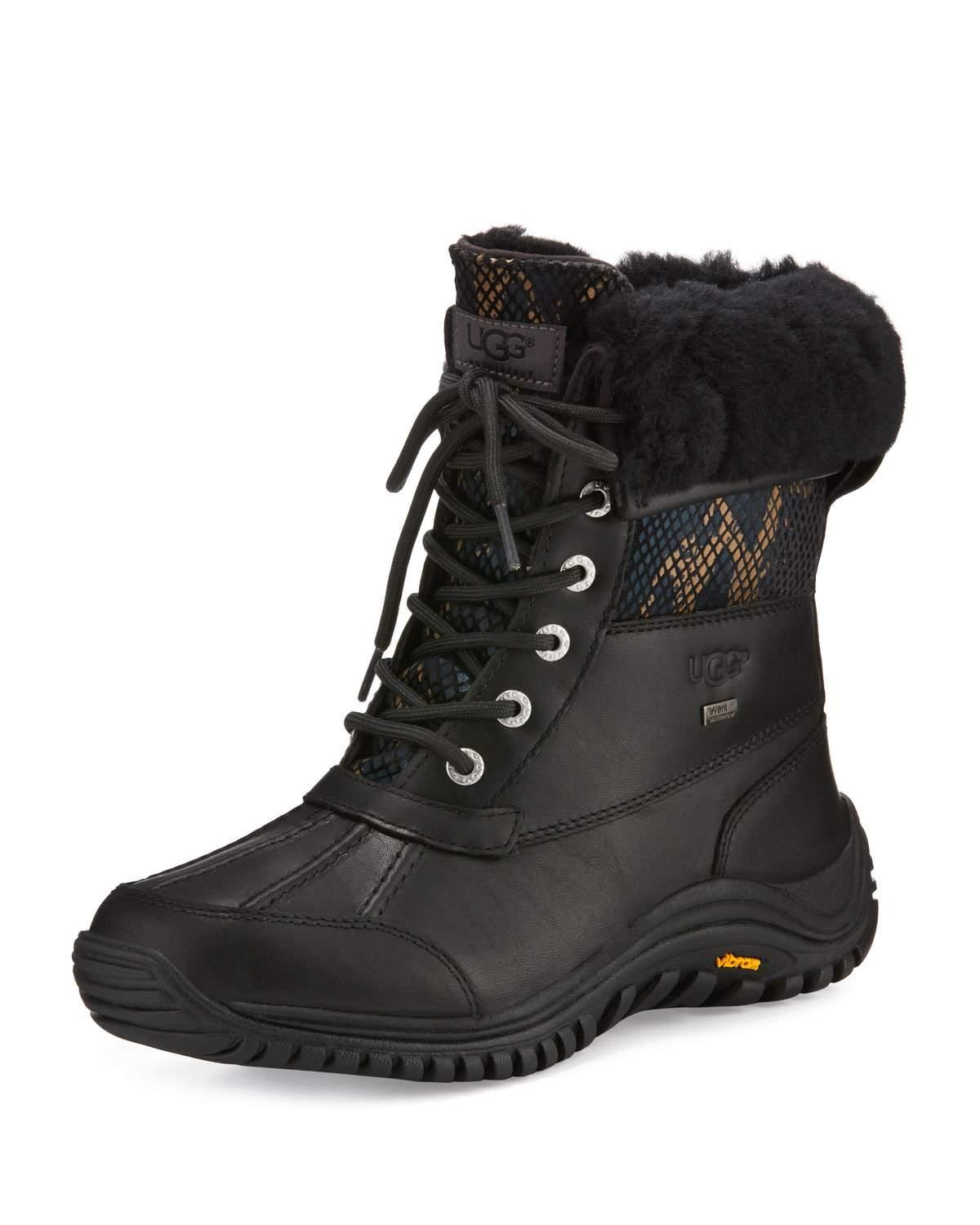 uggs black high top
