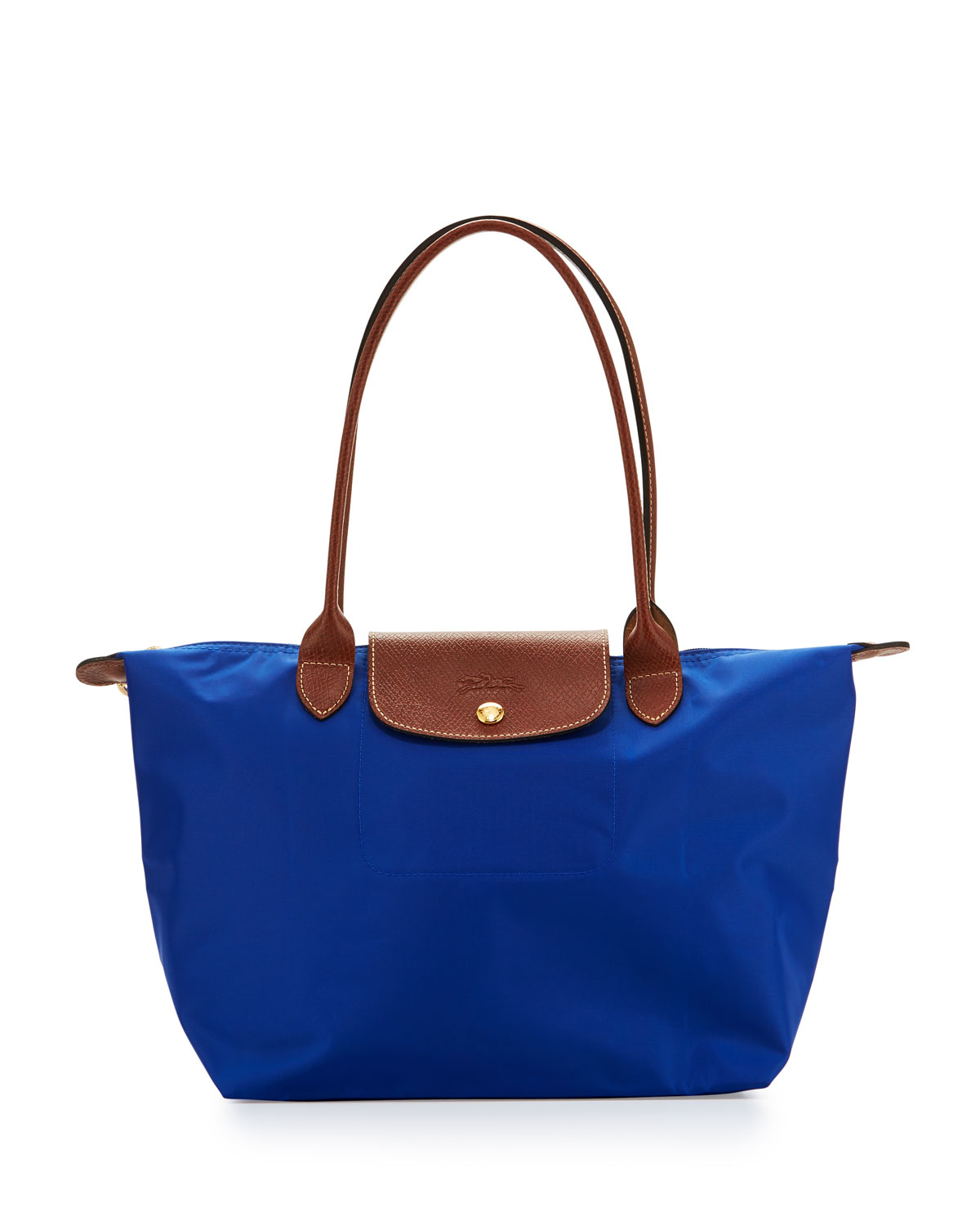 Lyst - Longchamp Le Pliage Medium Shoulder Tote Bag in Blue