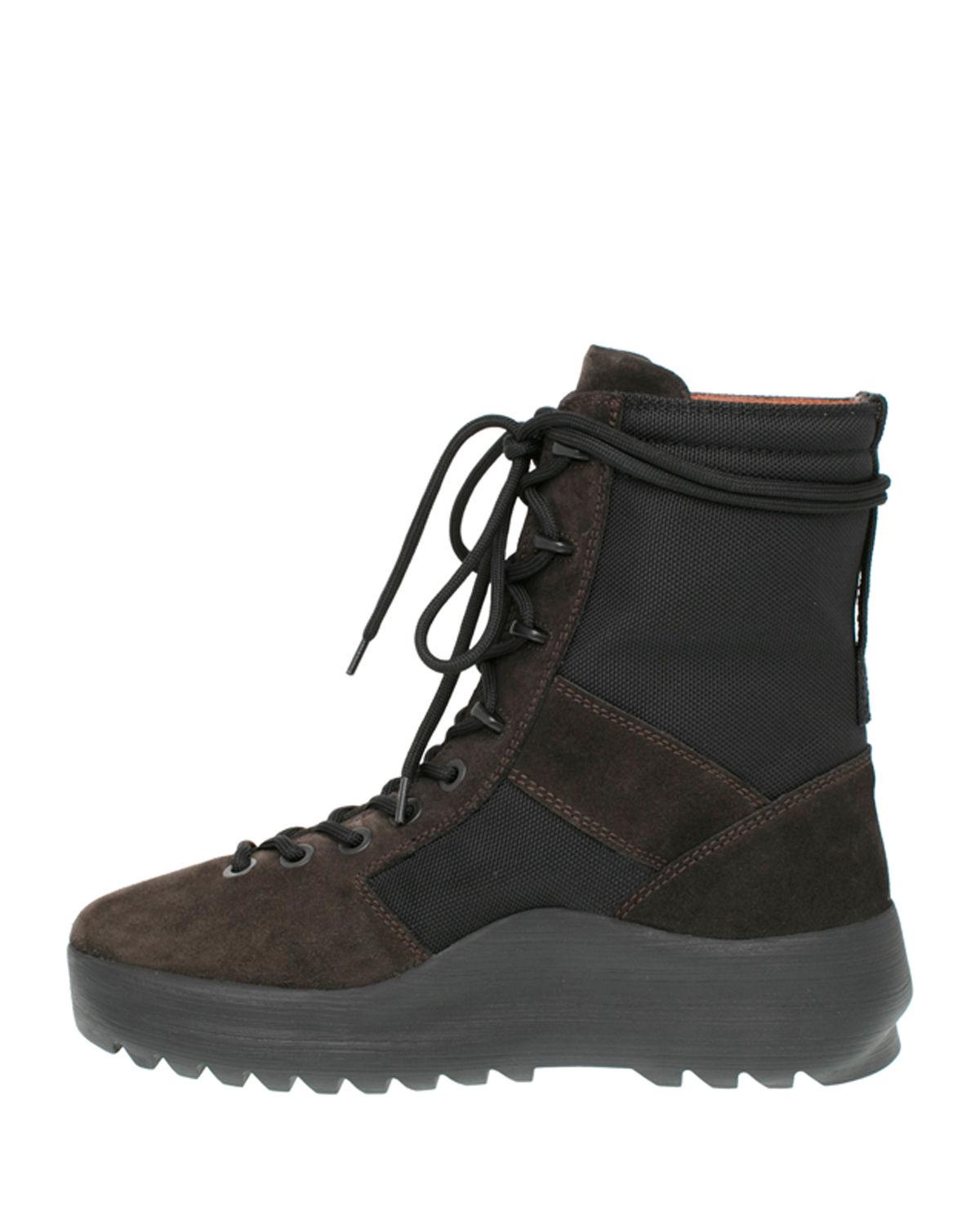 mens black yeezy boots