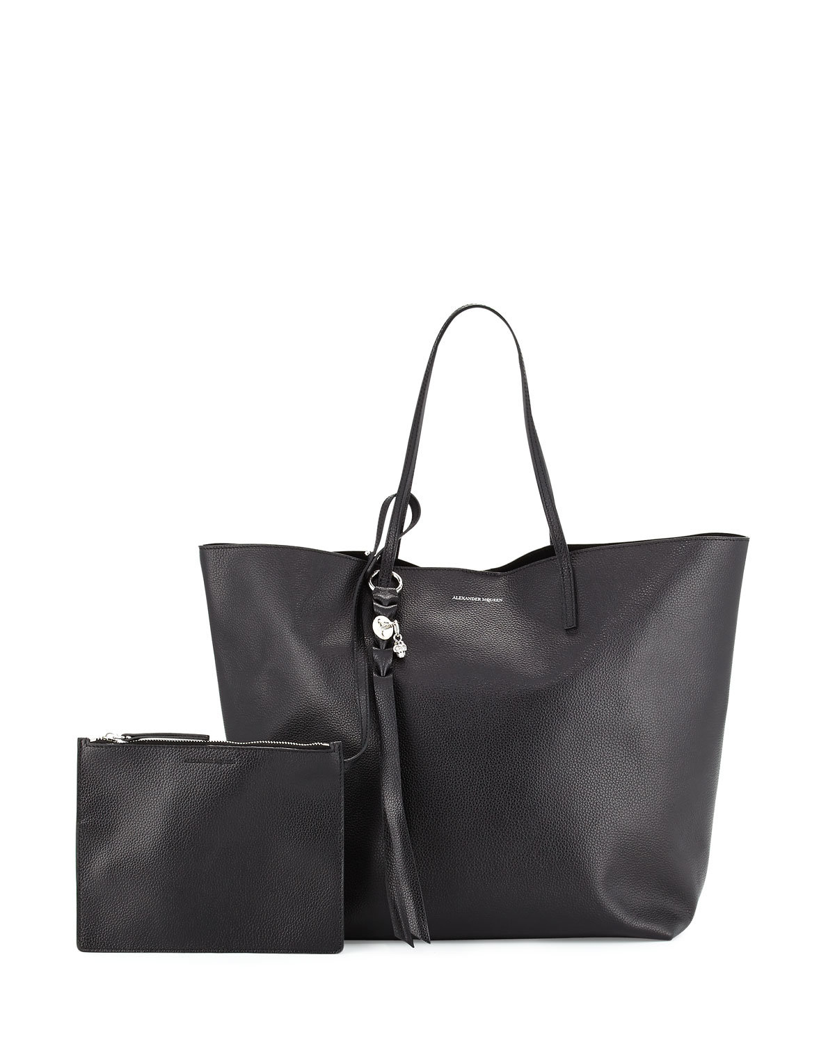 alexander mcqueen black tote bag