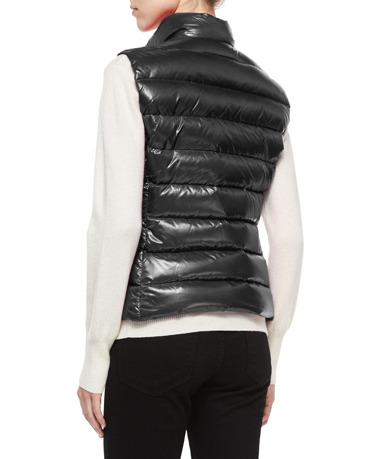 moncler ghany quilted down vest