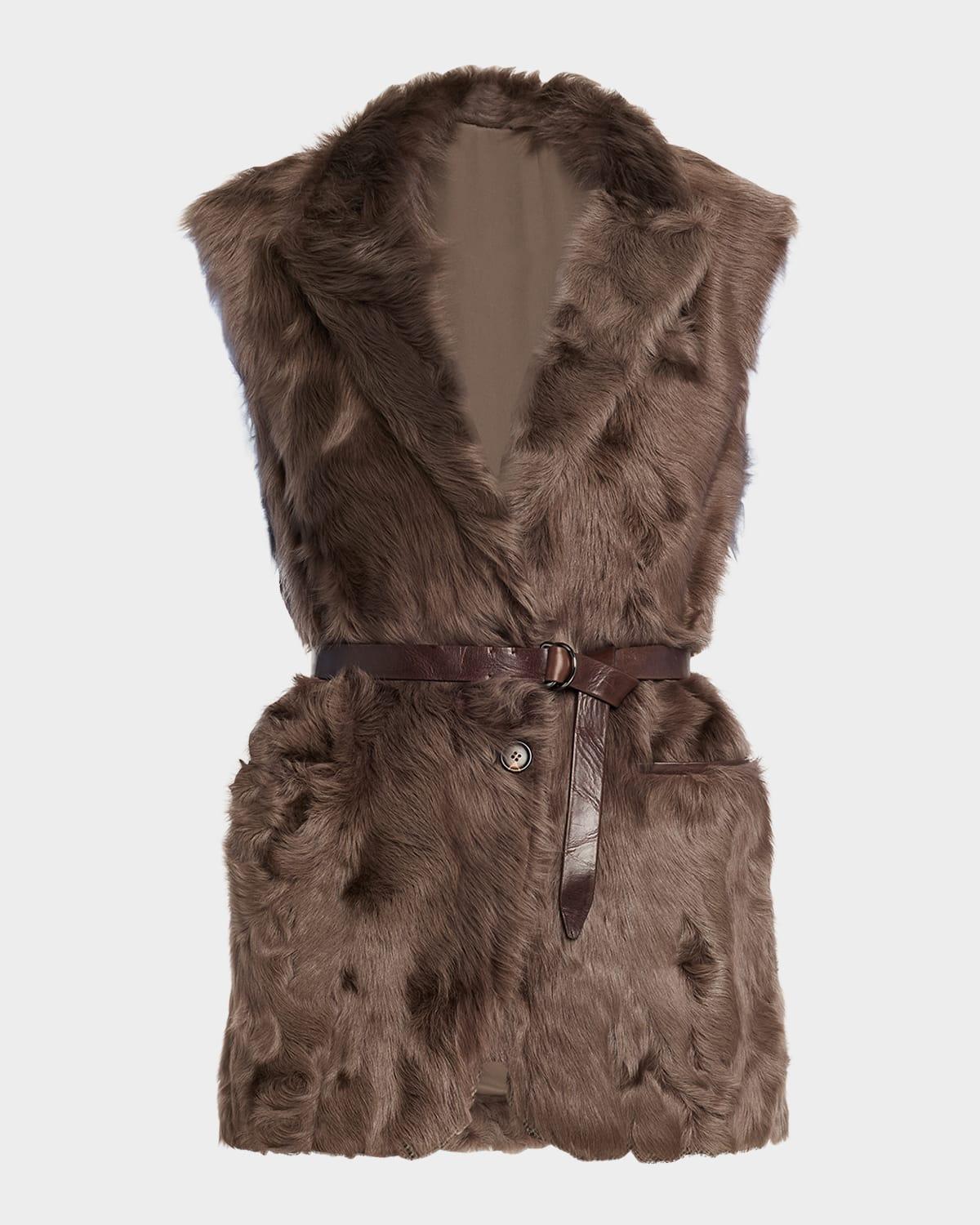 ベスト・ジレ BRUNELLO CUCINELLI FW19 Fox Fur Vest (M0PV05172 C6352) Brunello Cucinelli Fox Fur Vest – Cettire