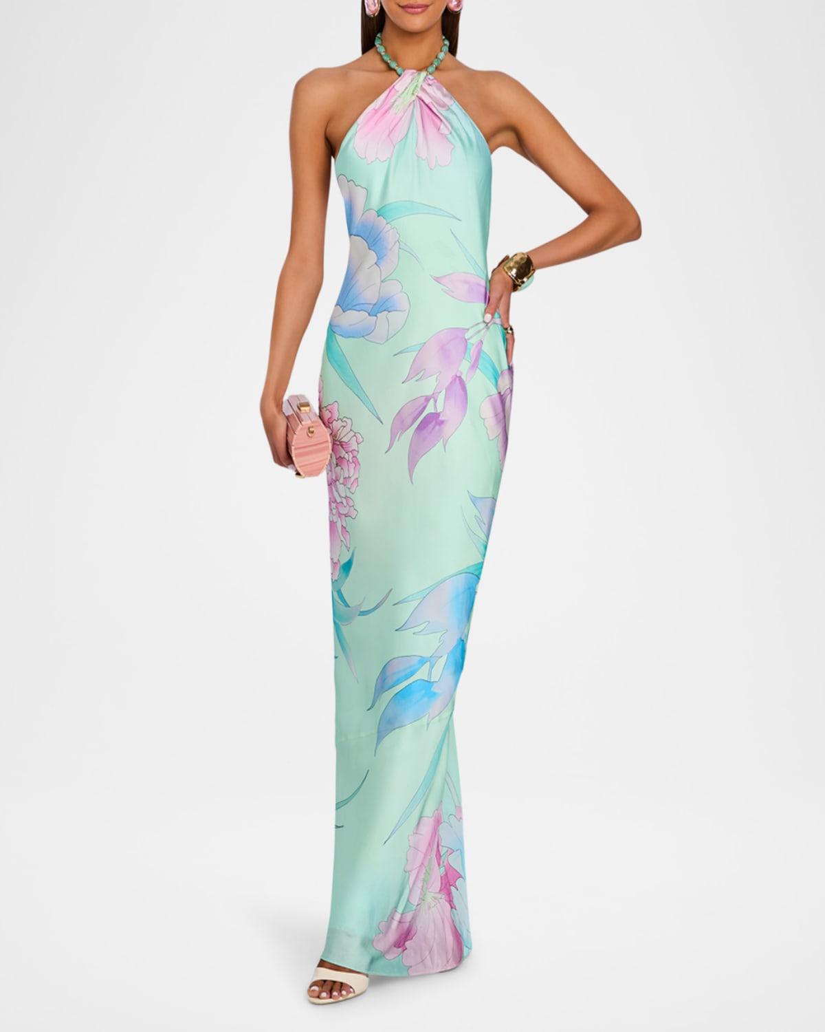 Designer Satin Halter Dresses for Women - Up to 66% off | Lyst