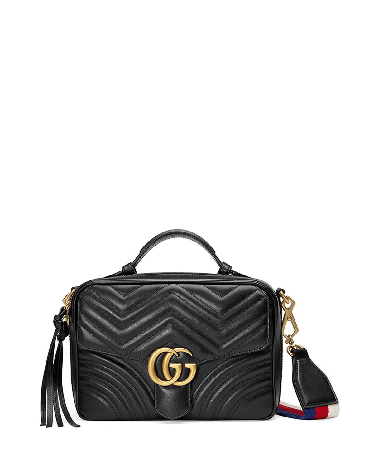 gg marmont camera small quilted leather shoulder bag