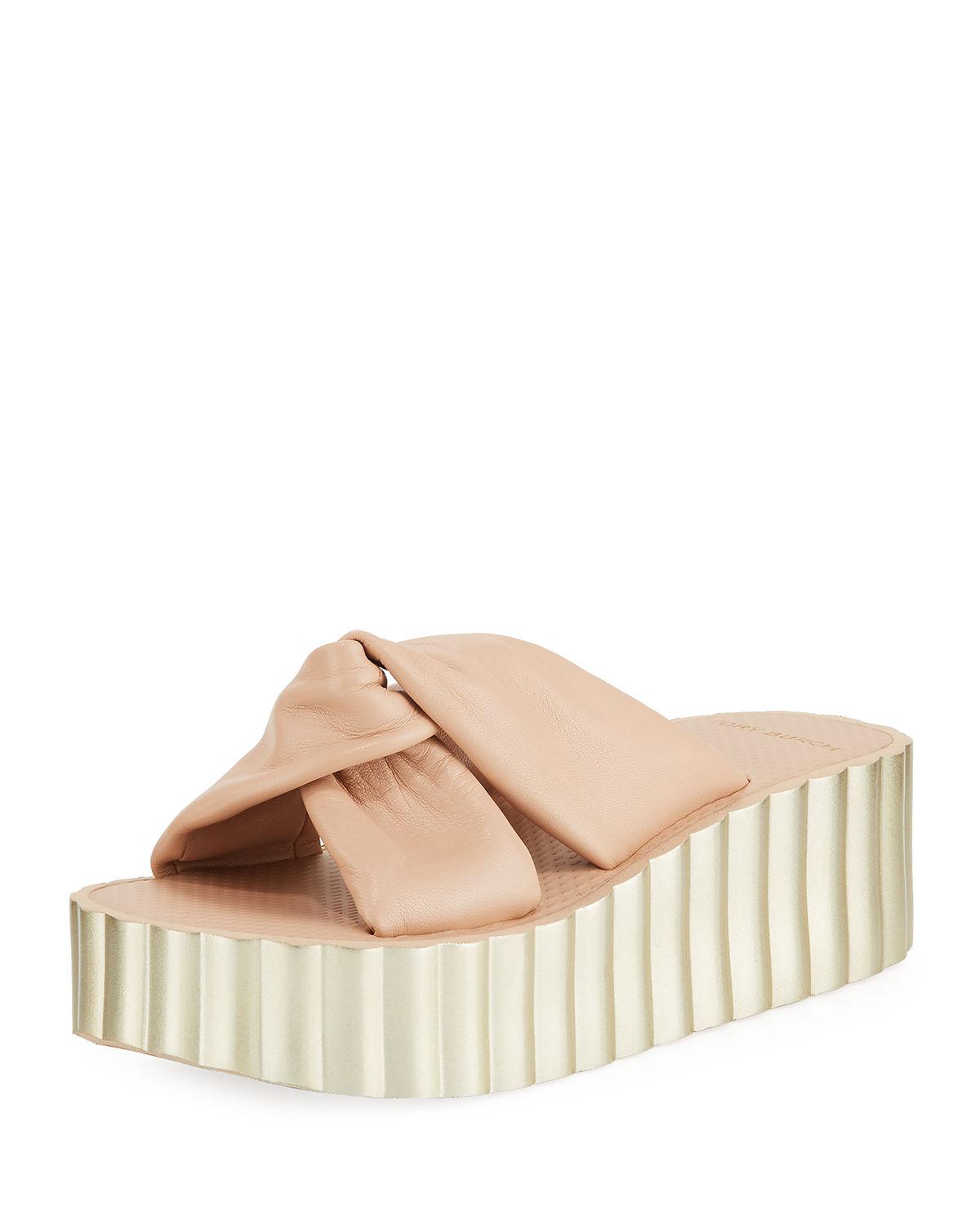 tory burch scallop wedge
