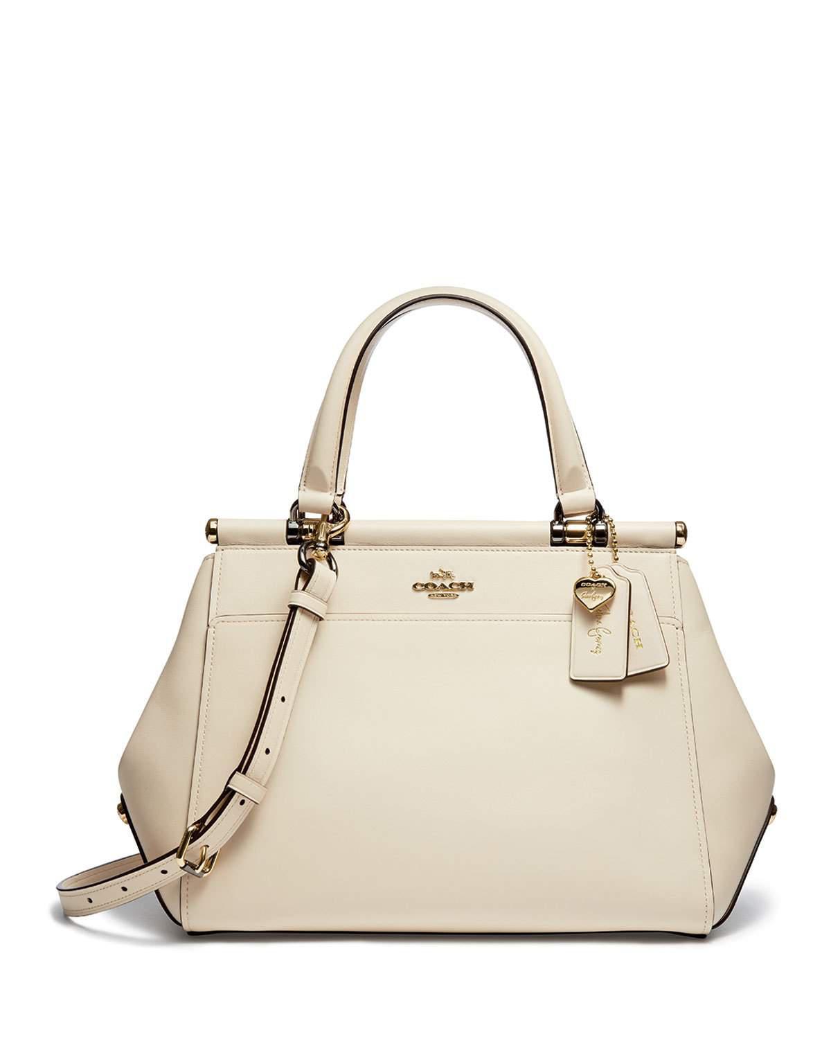 white coach bag