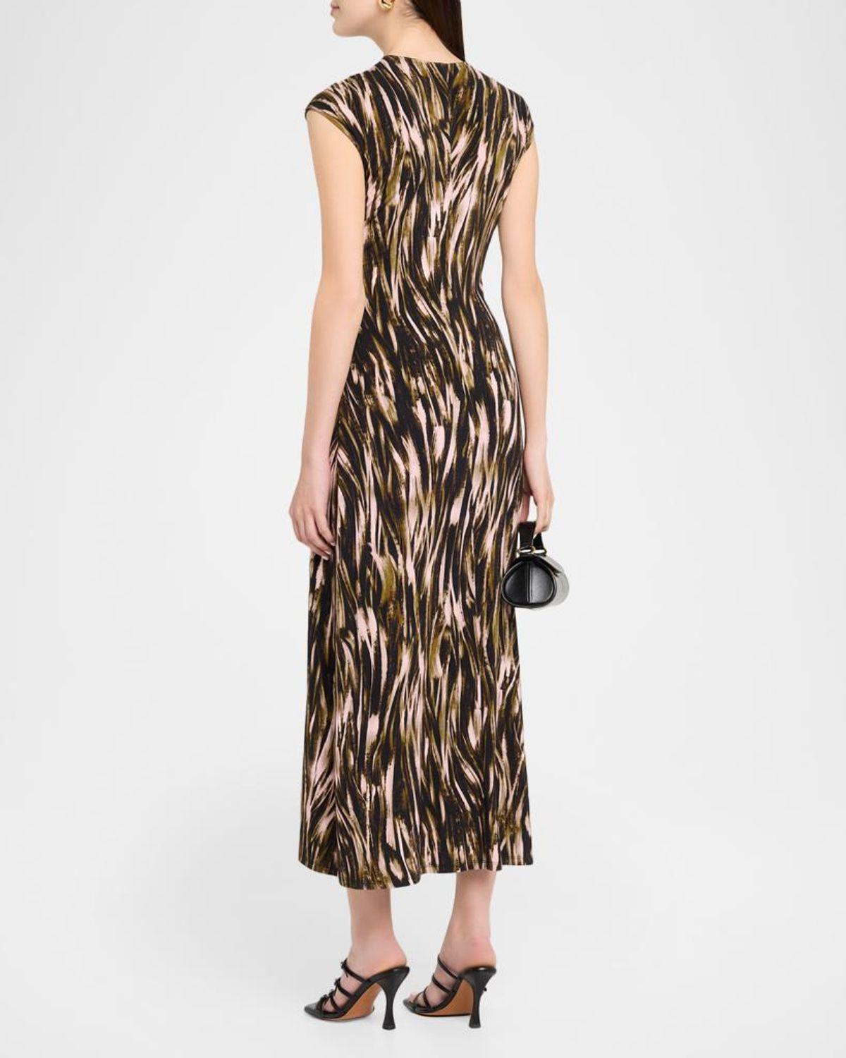 proenza schouler white label sunflower jersey midi dress Designer Dresses for Women - Up to 68% off tie waist On