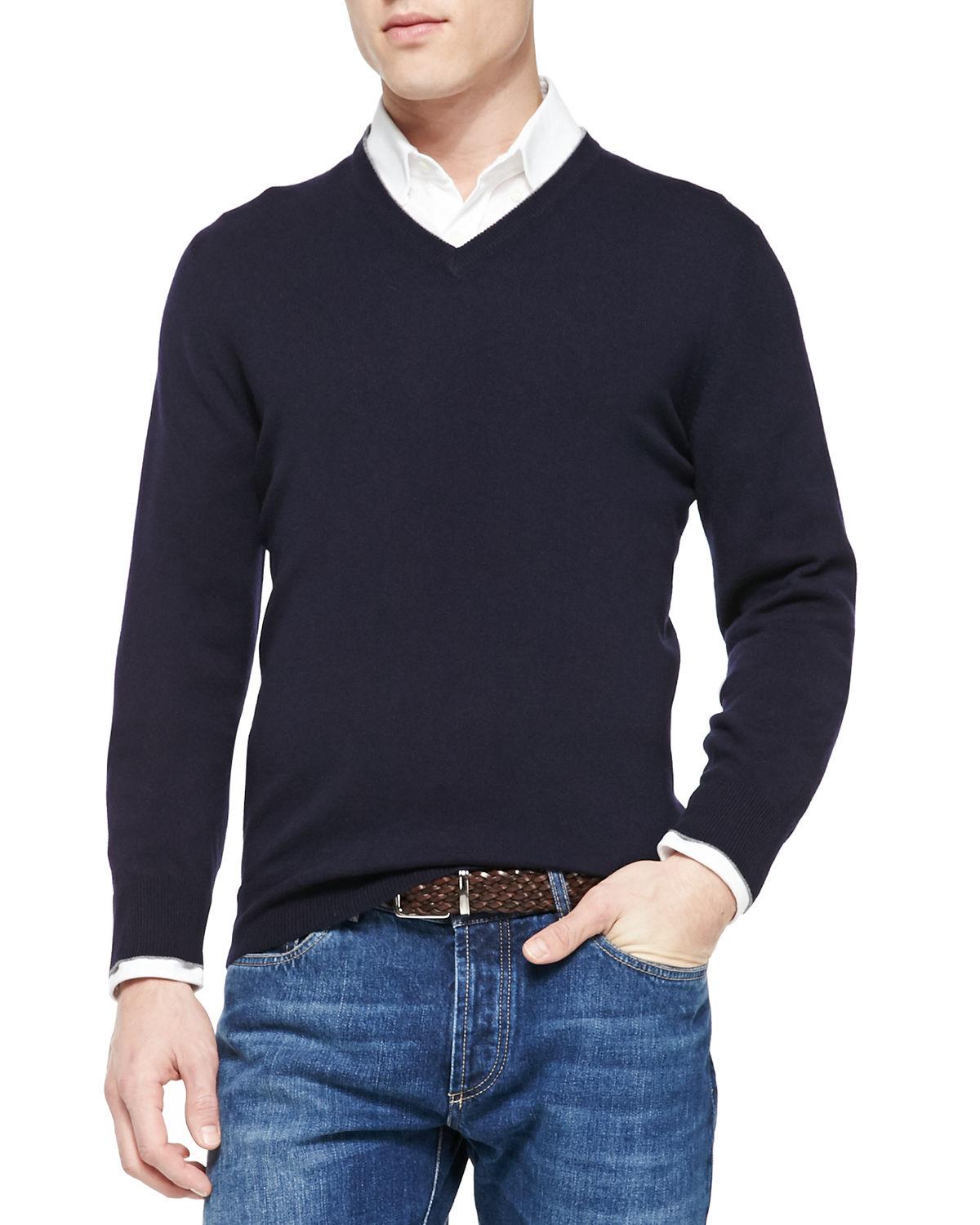 brunello cucinelli cashmere pullover