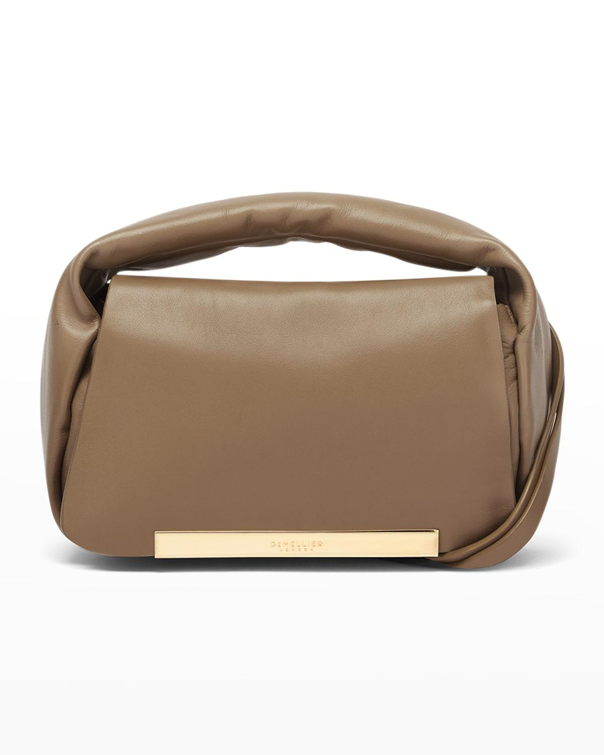 Clay Leather Top-handle Bag