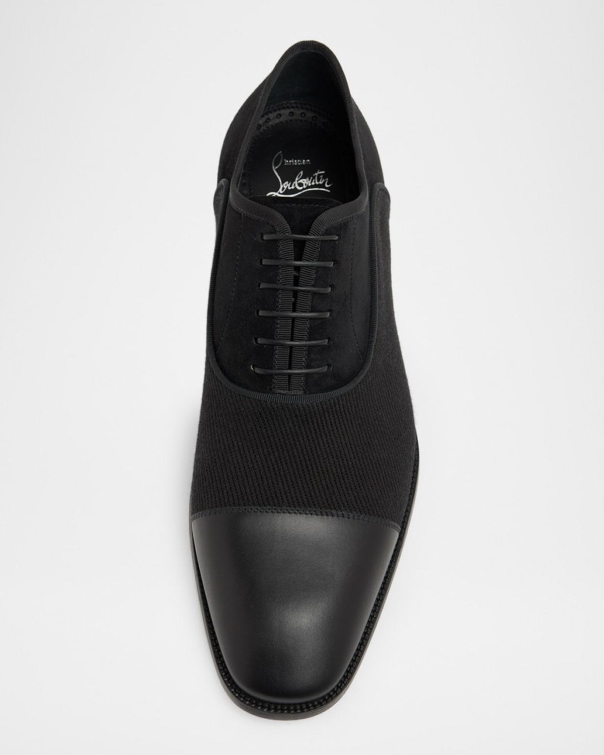chinese dress ladies Christian Louboutin Calfskin Mens Greggo Flat Oxfords 41 Black 1835709 –  FASHIONPHILE main image 0