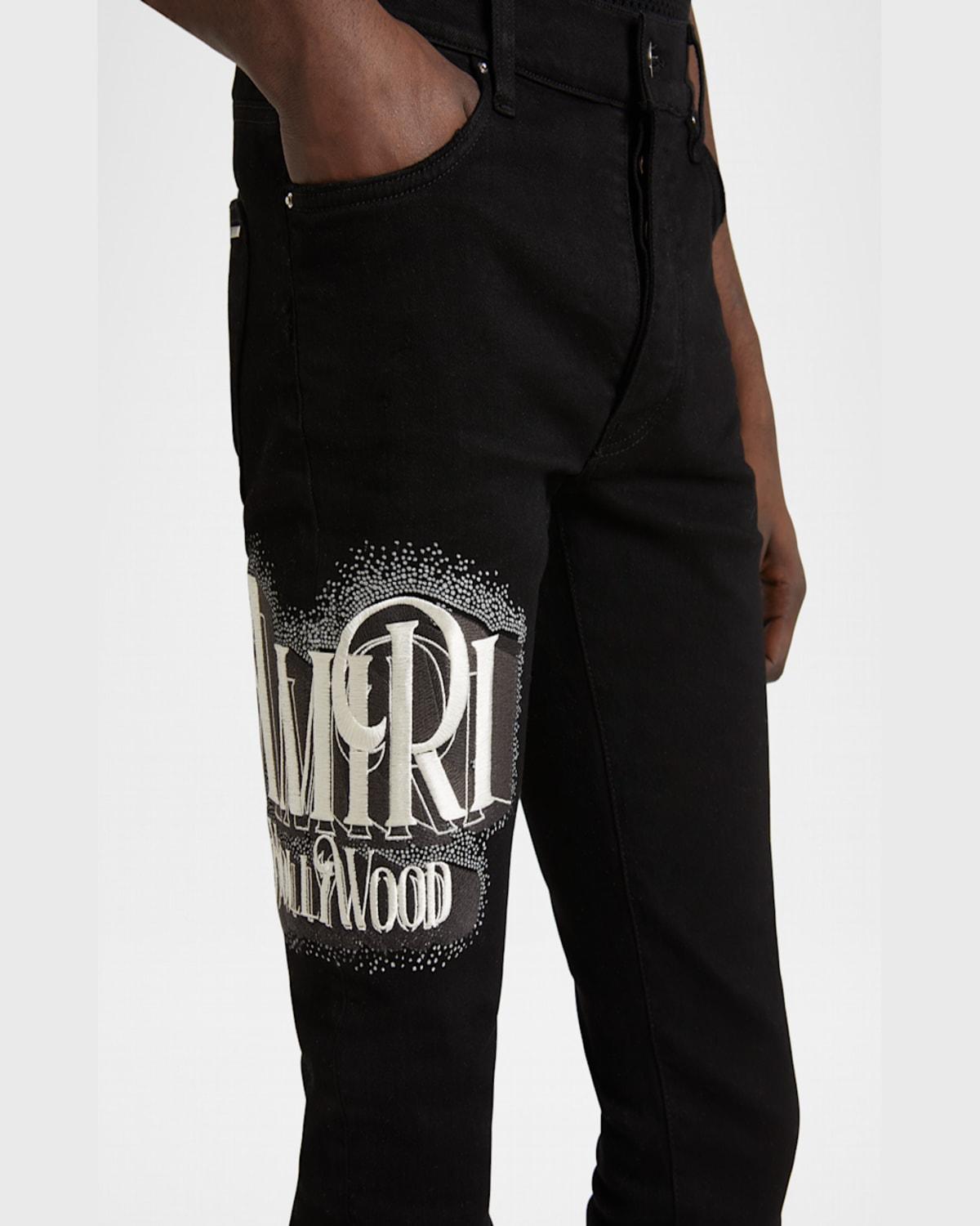 Amiri Crystal-Embellished Skinny Jeans in Black for Men Lyst