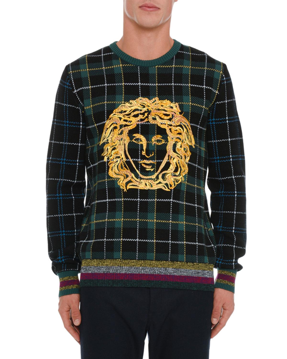 versace knitwear mens