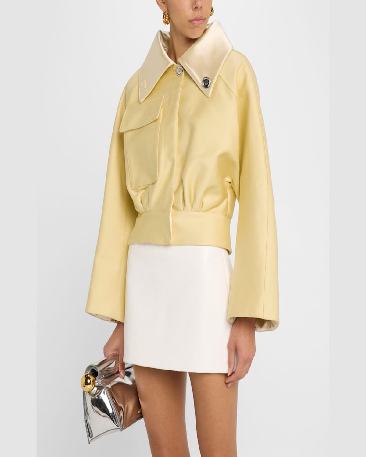 Givenchy Satin Collar Kimono Jacket in Metallic Lyst
