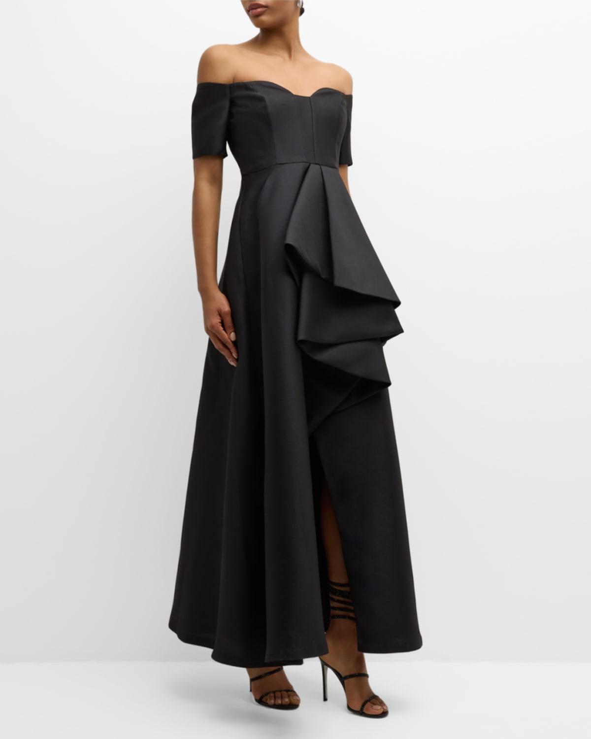 black halo evening dresses Adashi Gown – Elilhaam main image 1