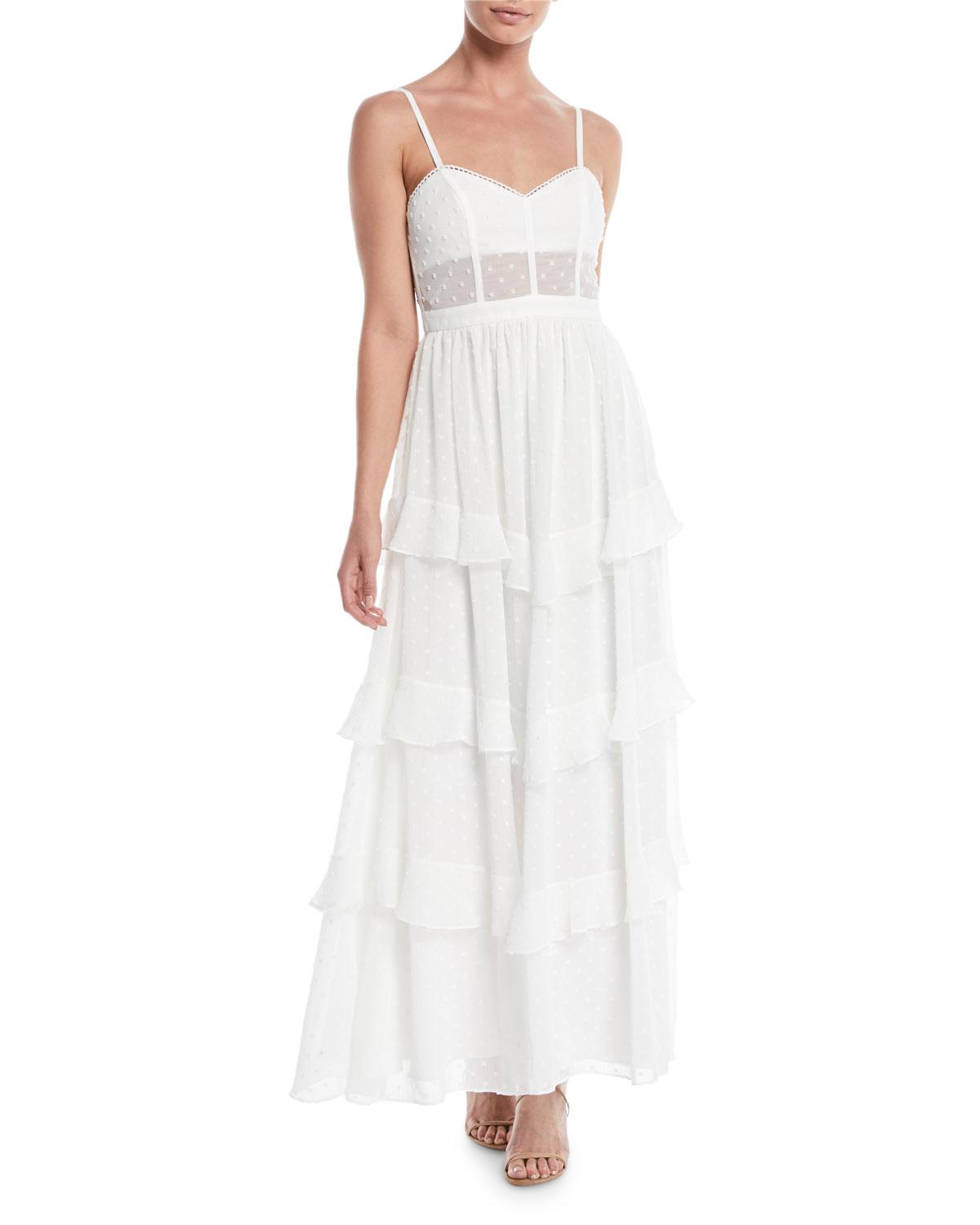 fame and partners white dress
