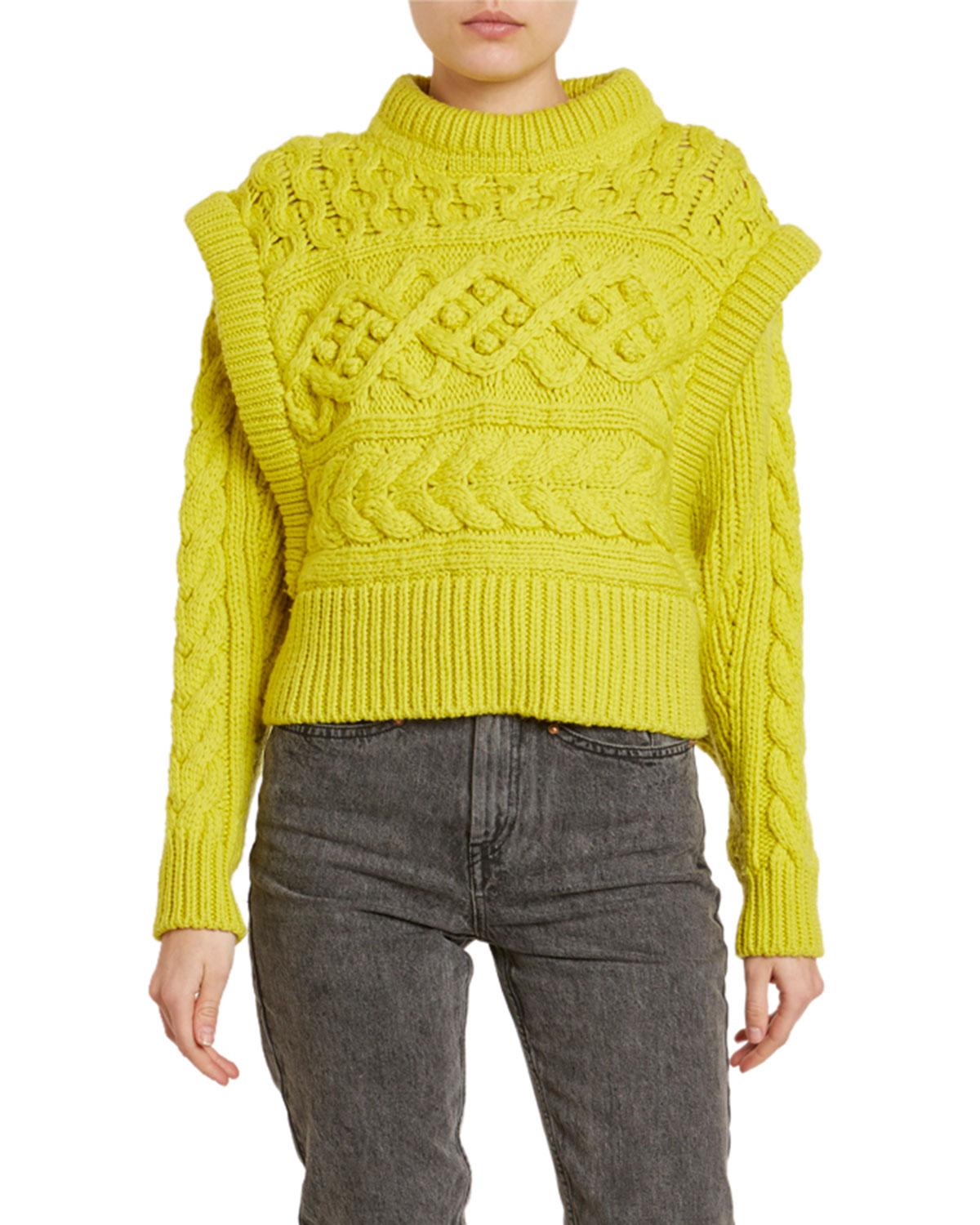 isabel marant cable sweater