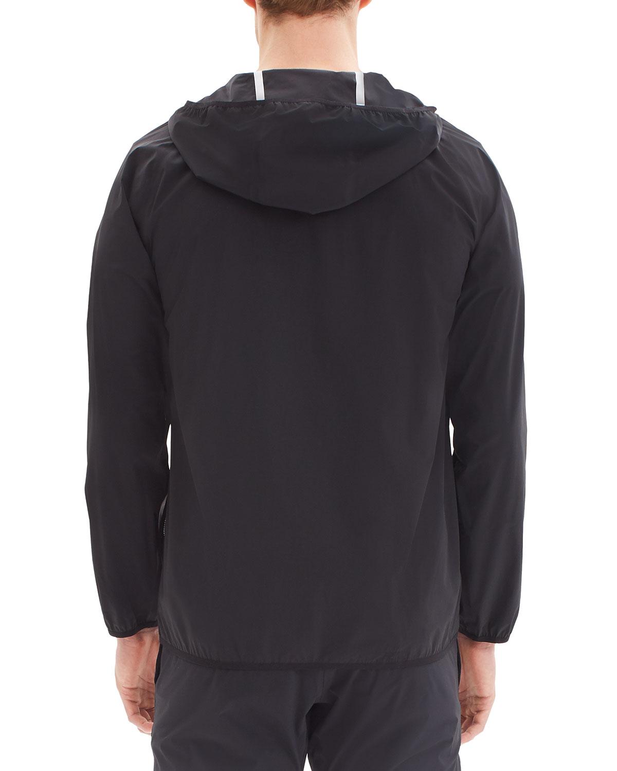 Download Theory Synthetic Men's Hector Paper-nylon Zip-front Hoodie ...
