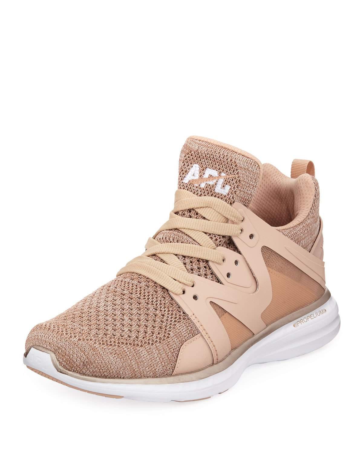 apl rose gold sneakers