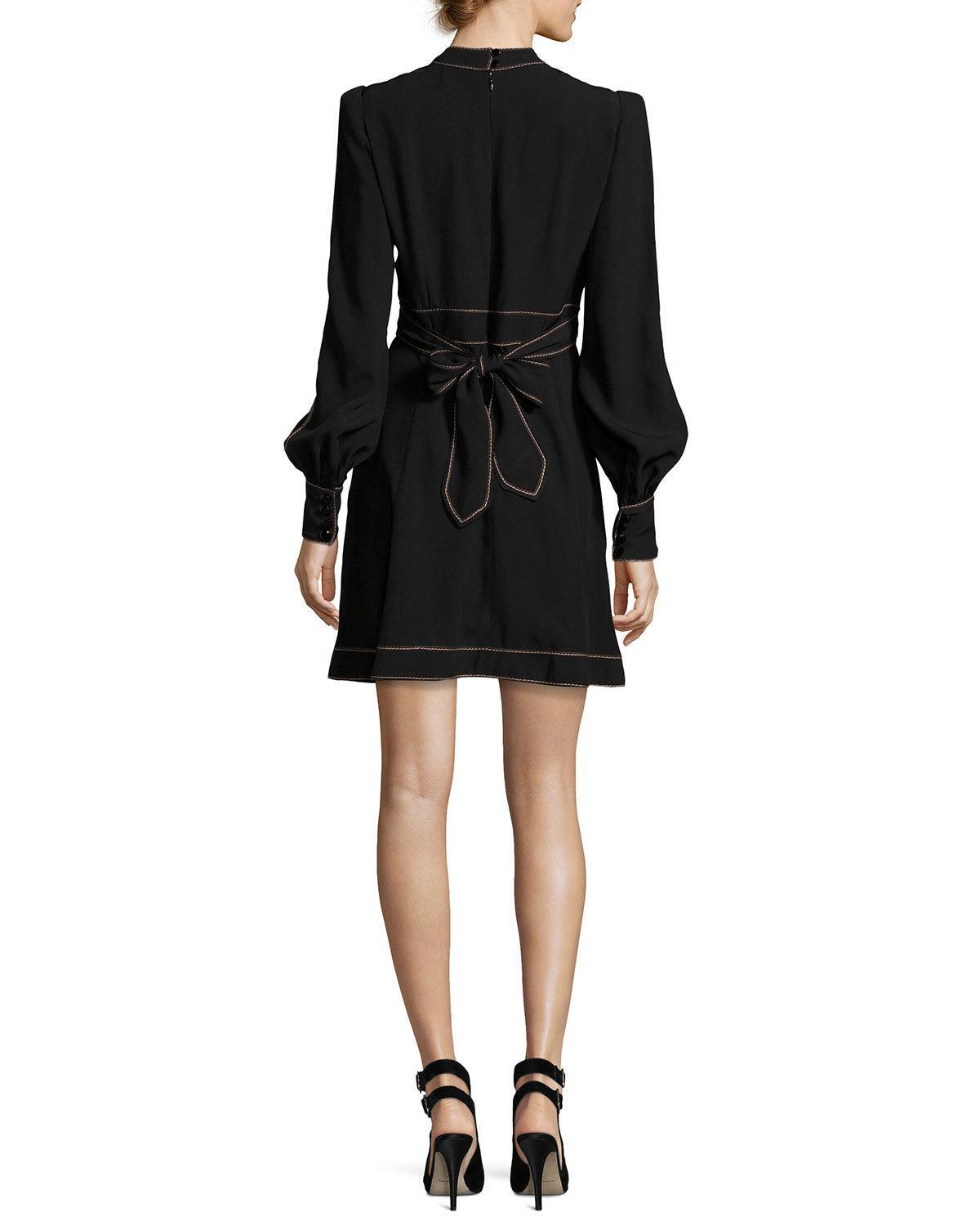black belted mini dress