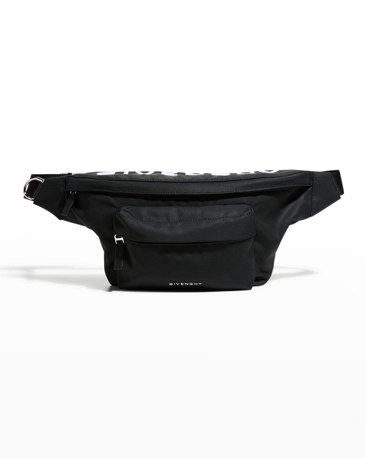 Resoneer je bent Partina City Givenchy Essential U Bumbag Nylon Logo Belt Bag in Black for Men | Lyst