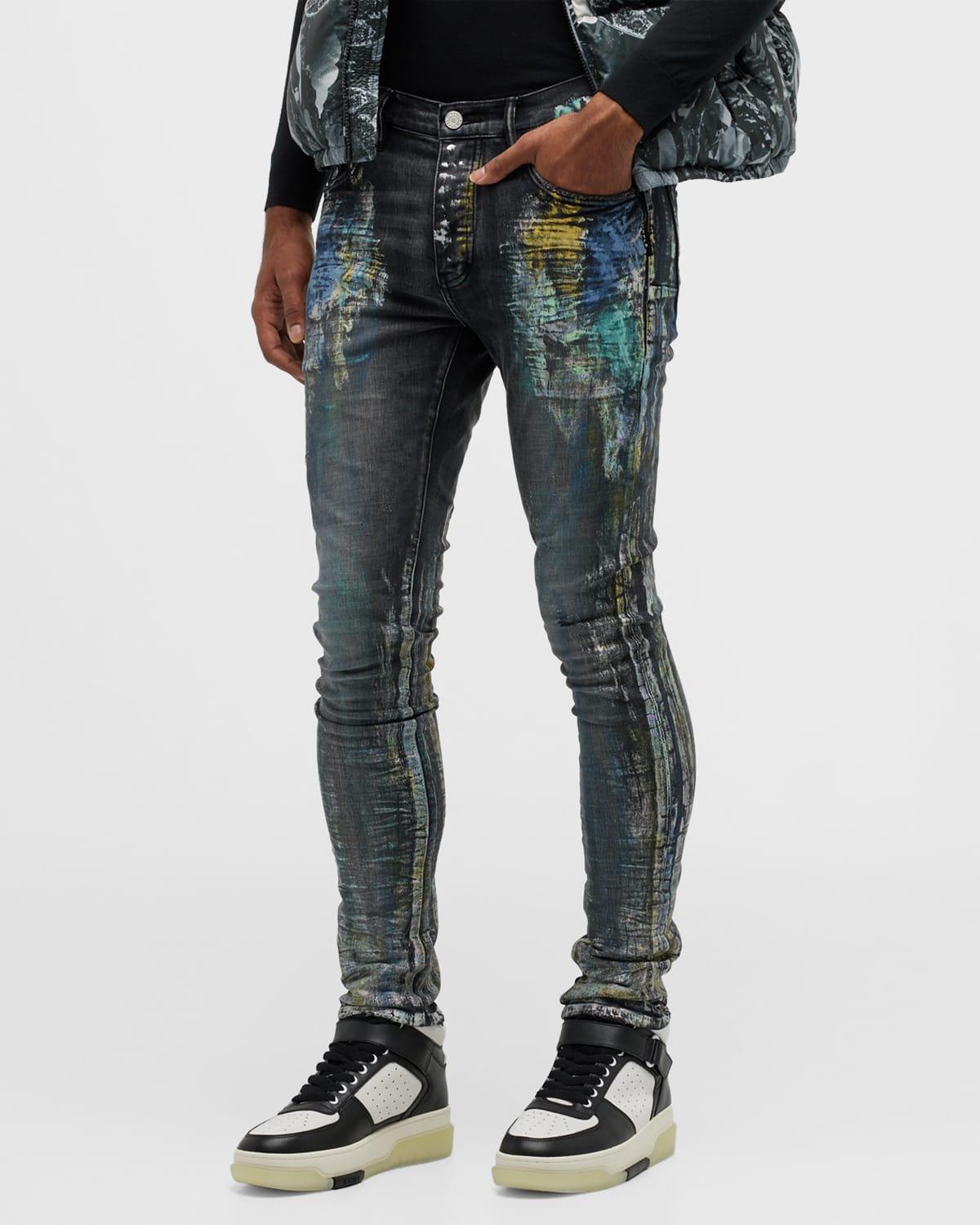 Purple Iridescent Painter Jeans in Blue for Men Lyst