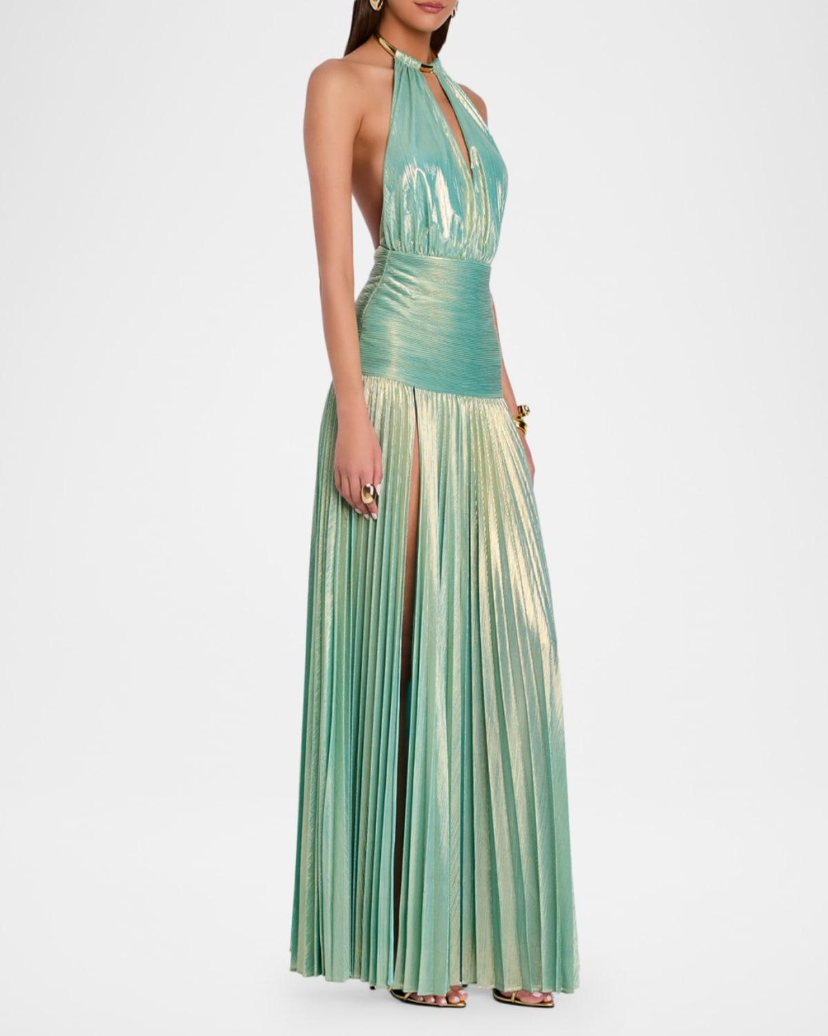 retrofete gabrielle dress green Gabrielle Sequin Robe – Retrofete