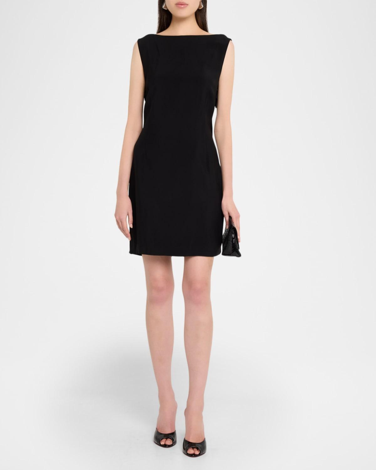 black a frame dress Xaria Linen-Blend Mini Dress main image 0