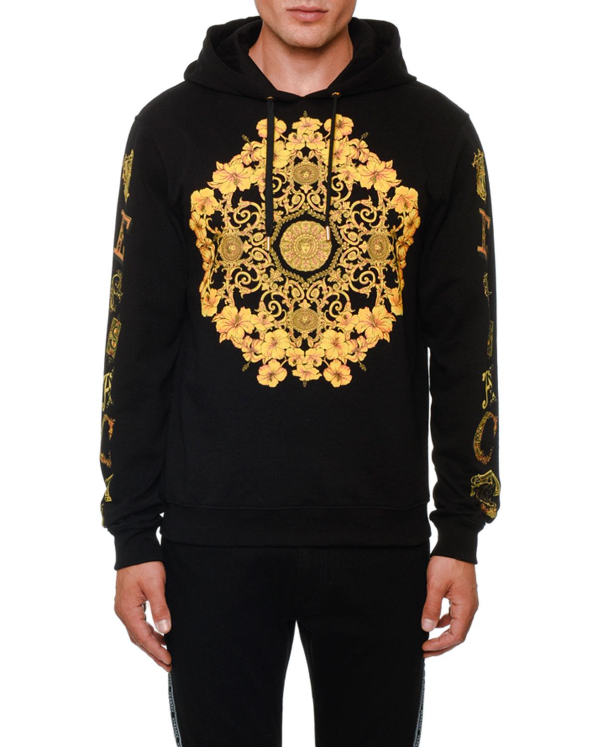 versace mens hoodie