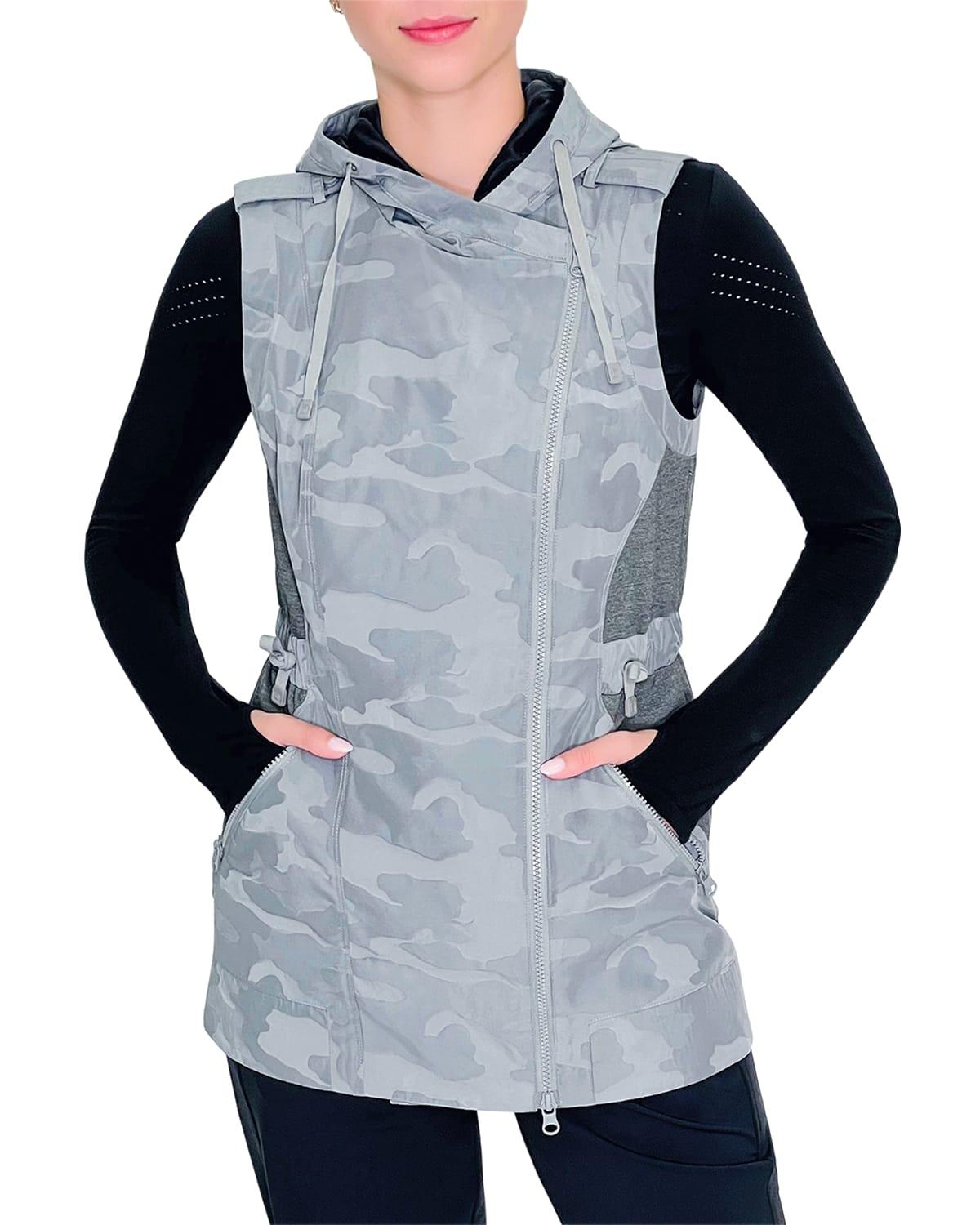 Camo hooded online vest