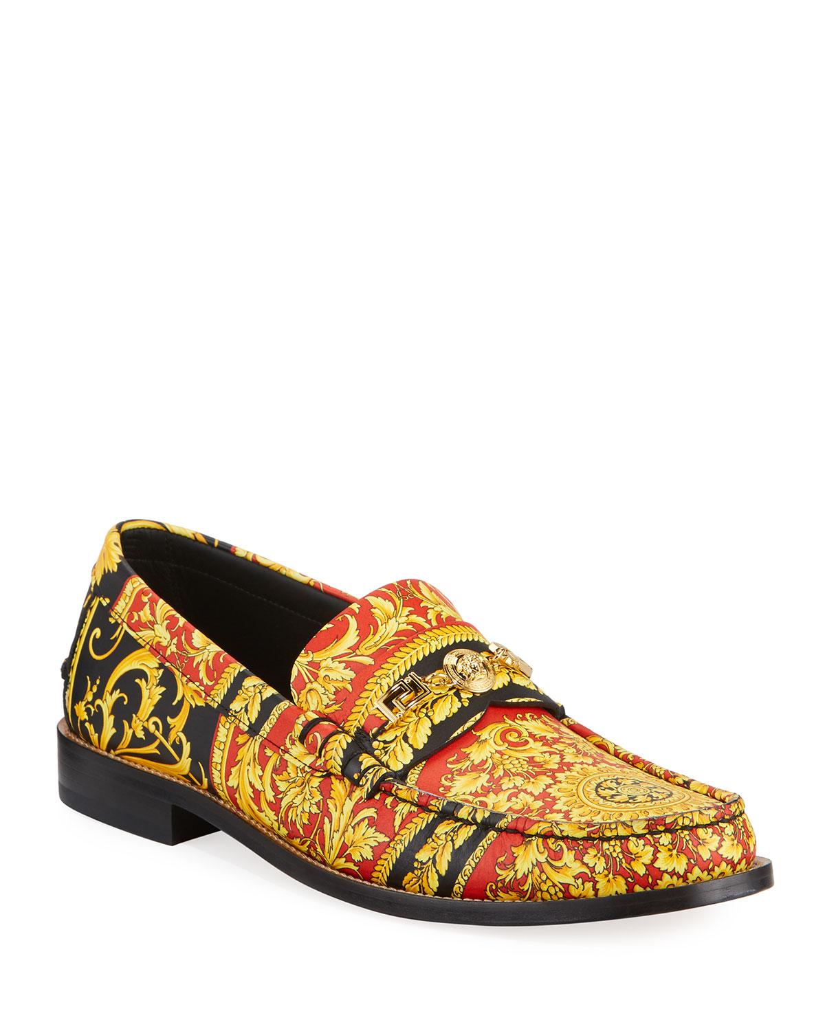 versace loafers men's