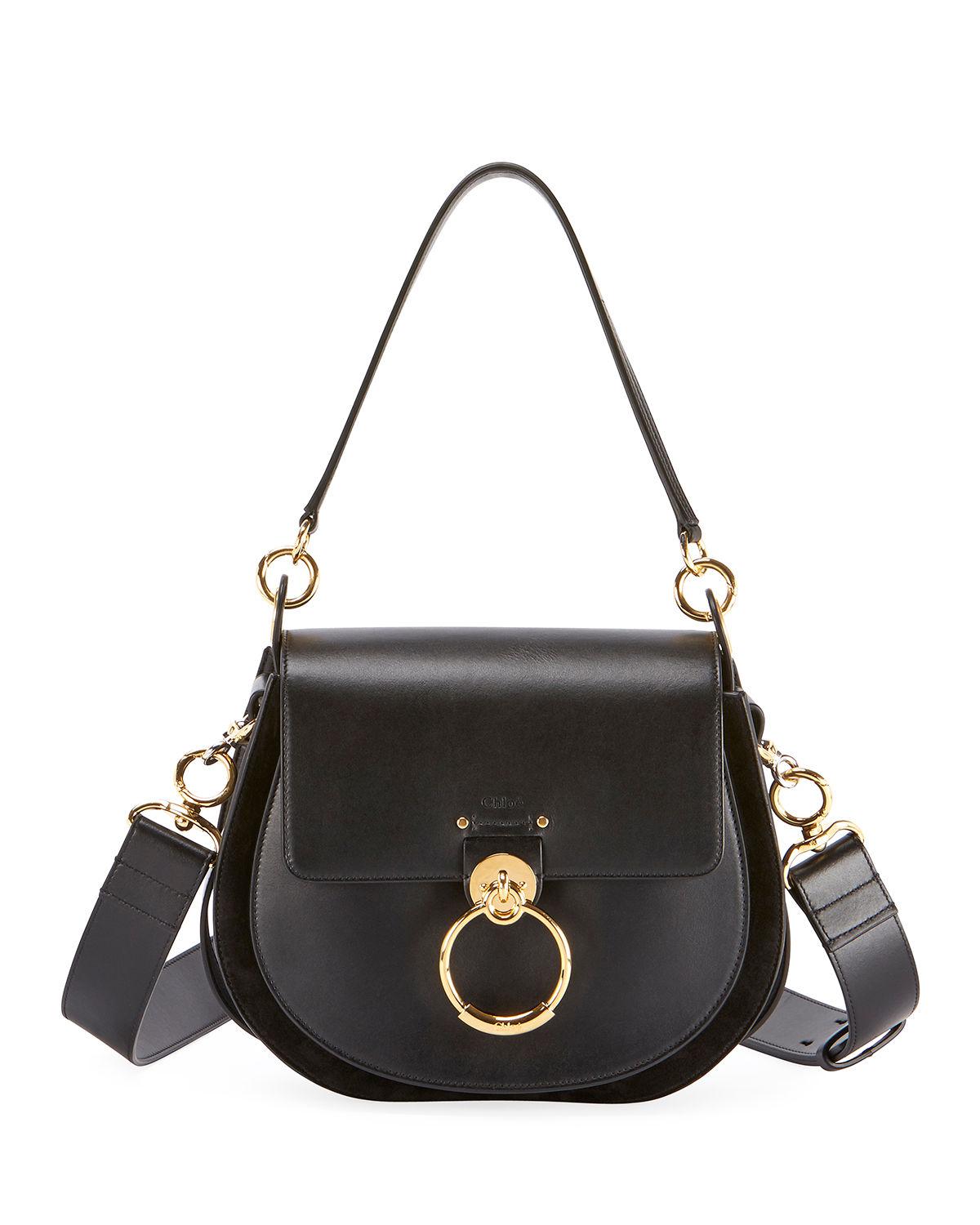 black chloe tess bag