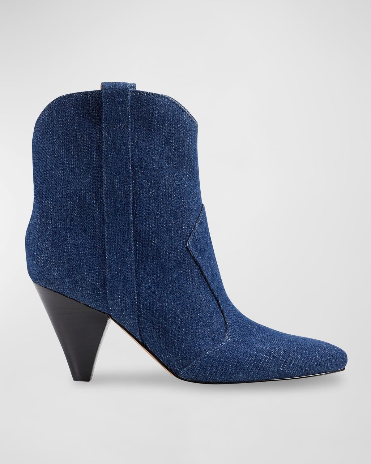 Marc fisher top blue suede boots