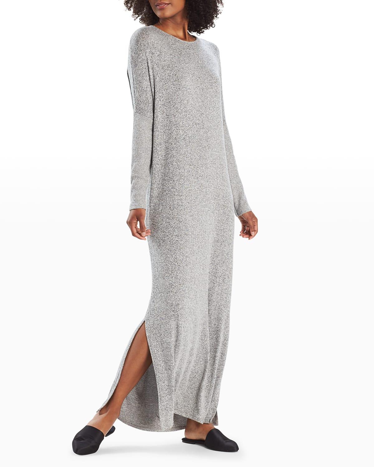 Natori Ulla Long-sleeve Lounger in Gray | Lyst