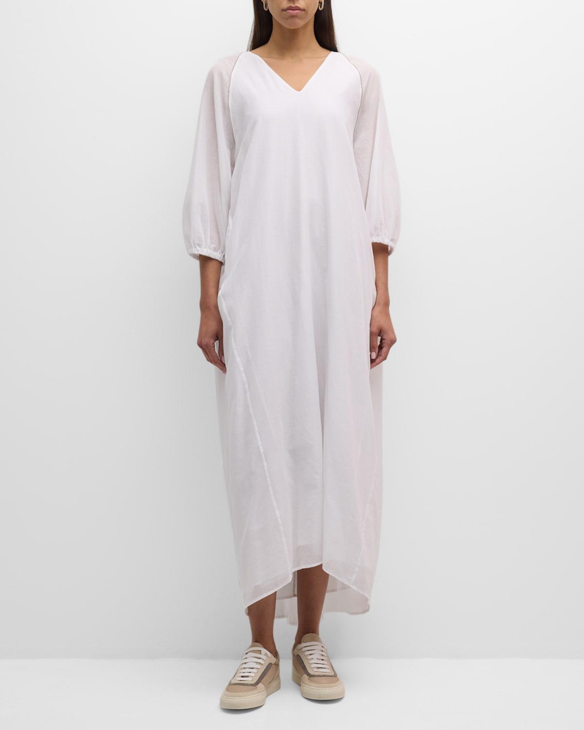 White maxi shift clearance dress