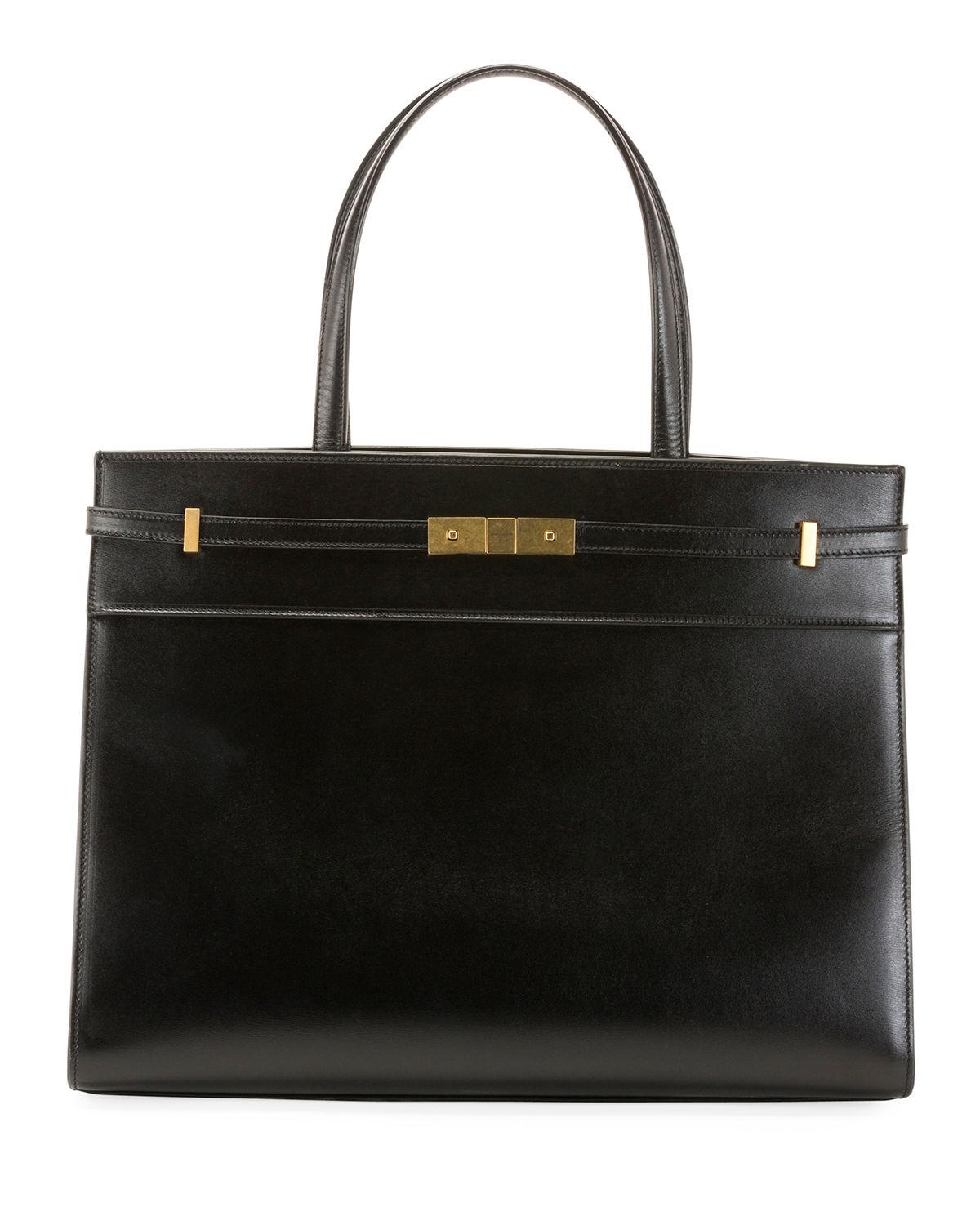 Saint Laurent Manhattan Small Shopping Bag Smooth Leather