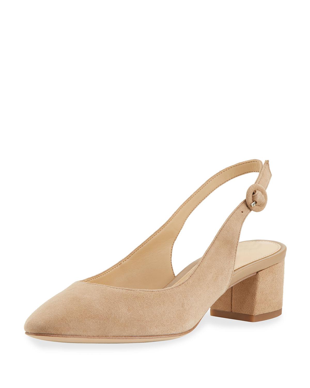 suede low heel shoes