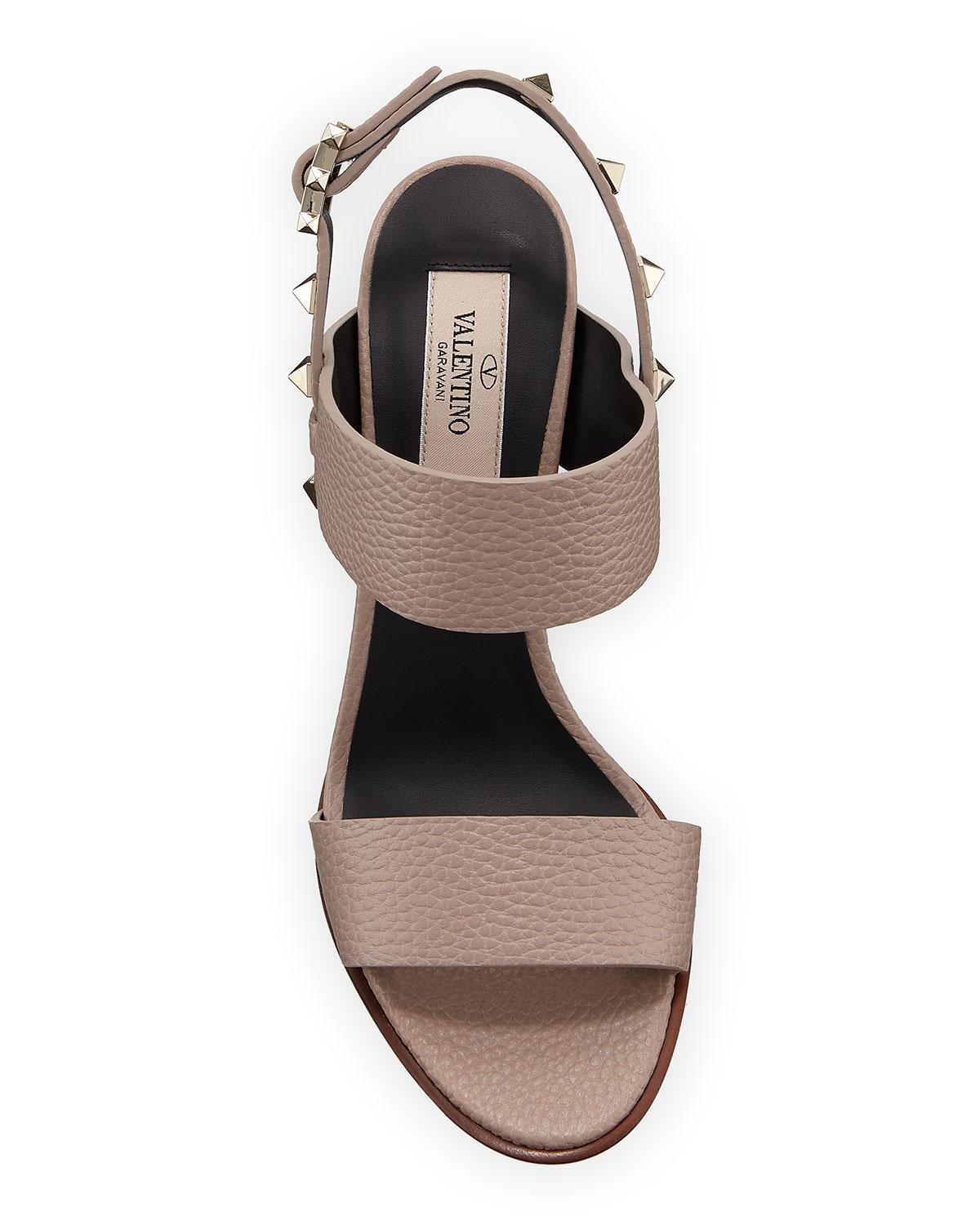 valentino double strap sandal