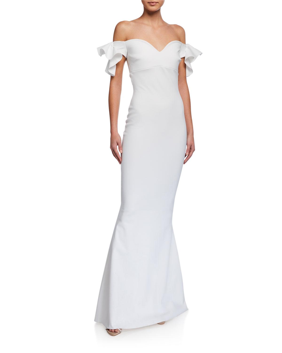 chiara boni white gown