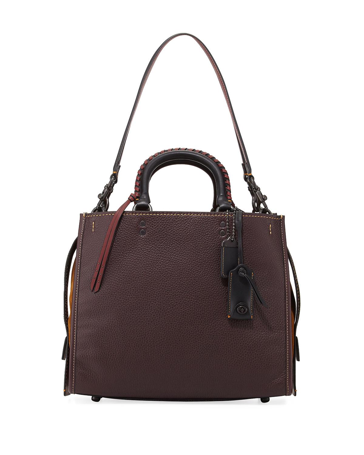 COACH Rogue Leather Shoulder Bag Lyst