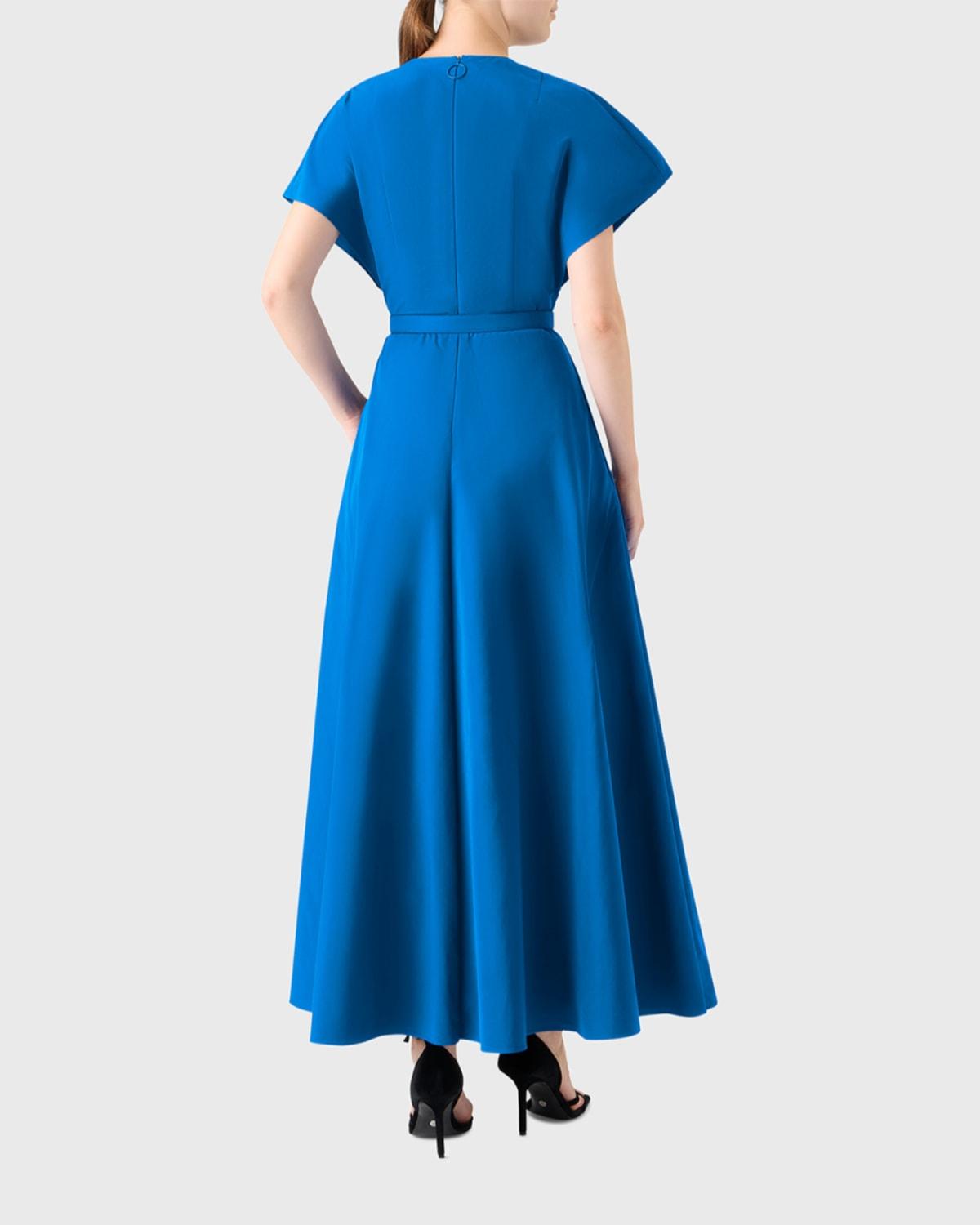 akris blue dress Sleeveless Wool Double-Face Sheath Dress navy / 12 main image 0