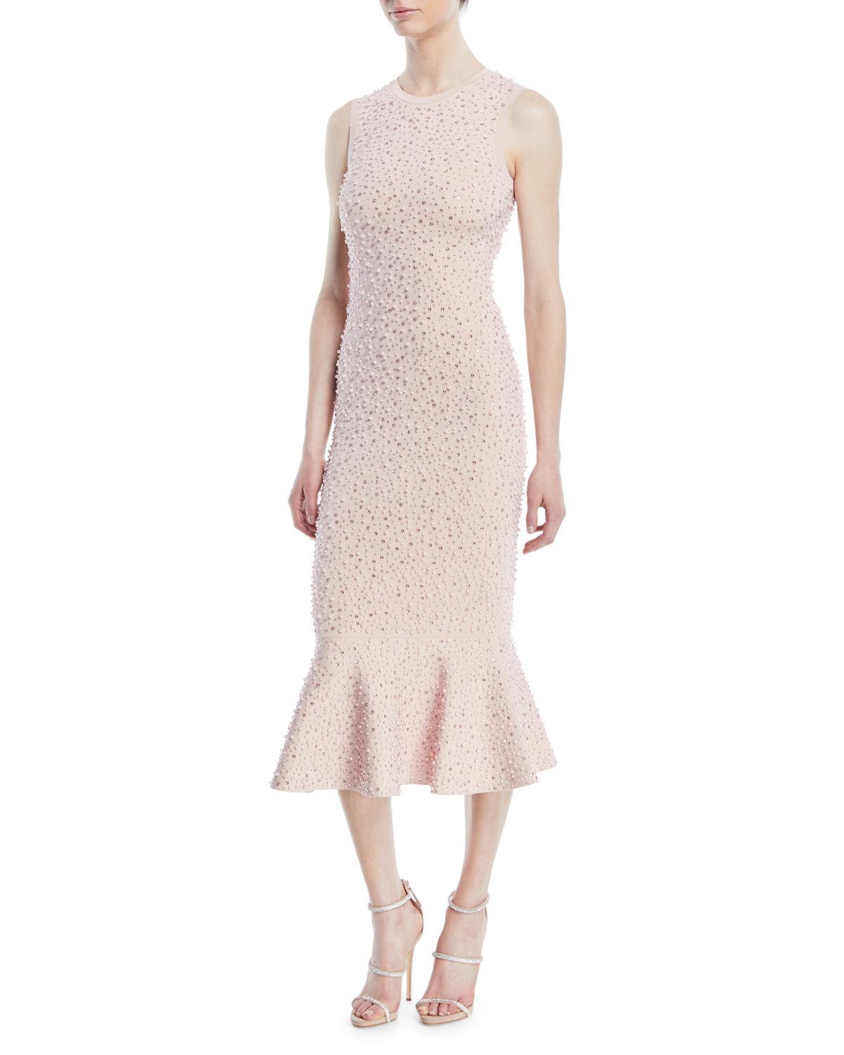 trumpet cocktail dress