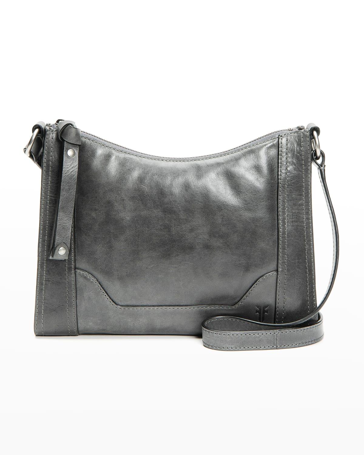 Frye Melissa Antique Leather Zip Crossbody Bag in Gray Lyst