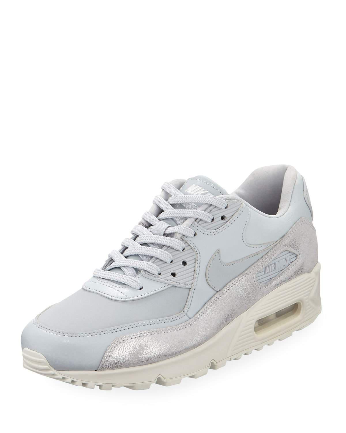 air max 90 premium leather sneakers