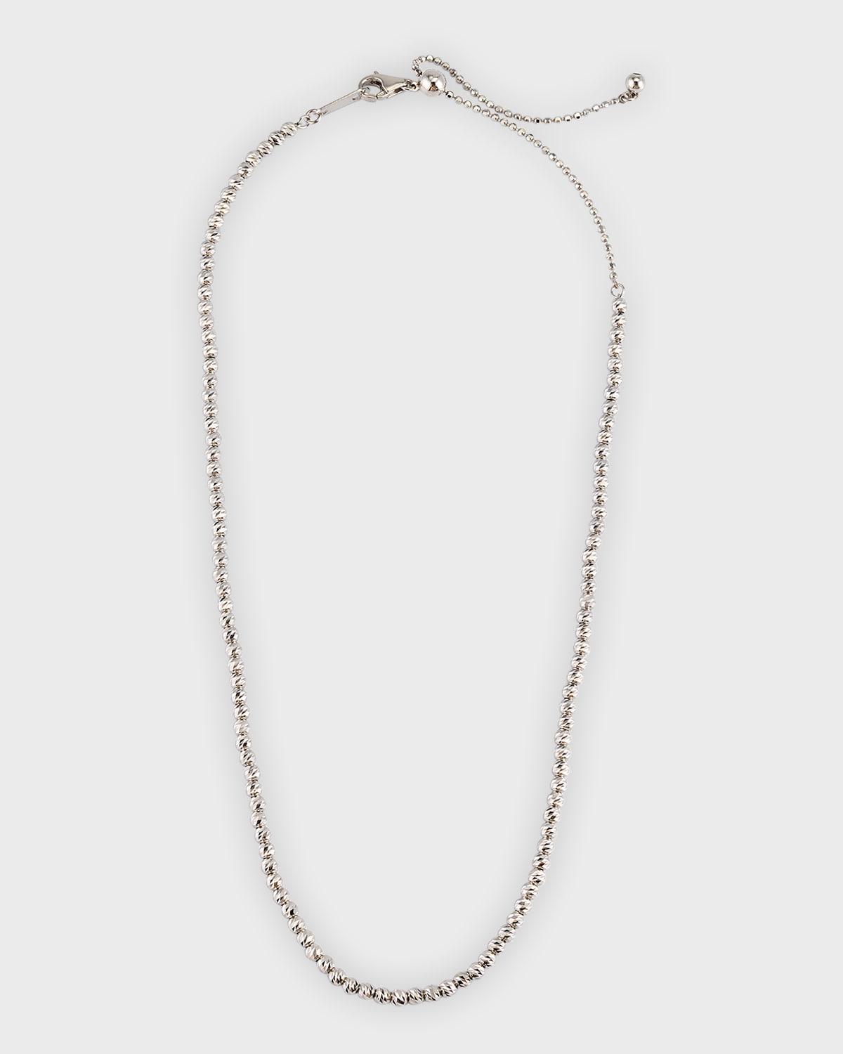 Platinum Born Platinum Halo Choker Necklace in White | Lyst