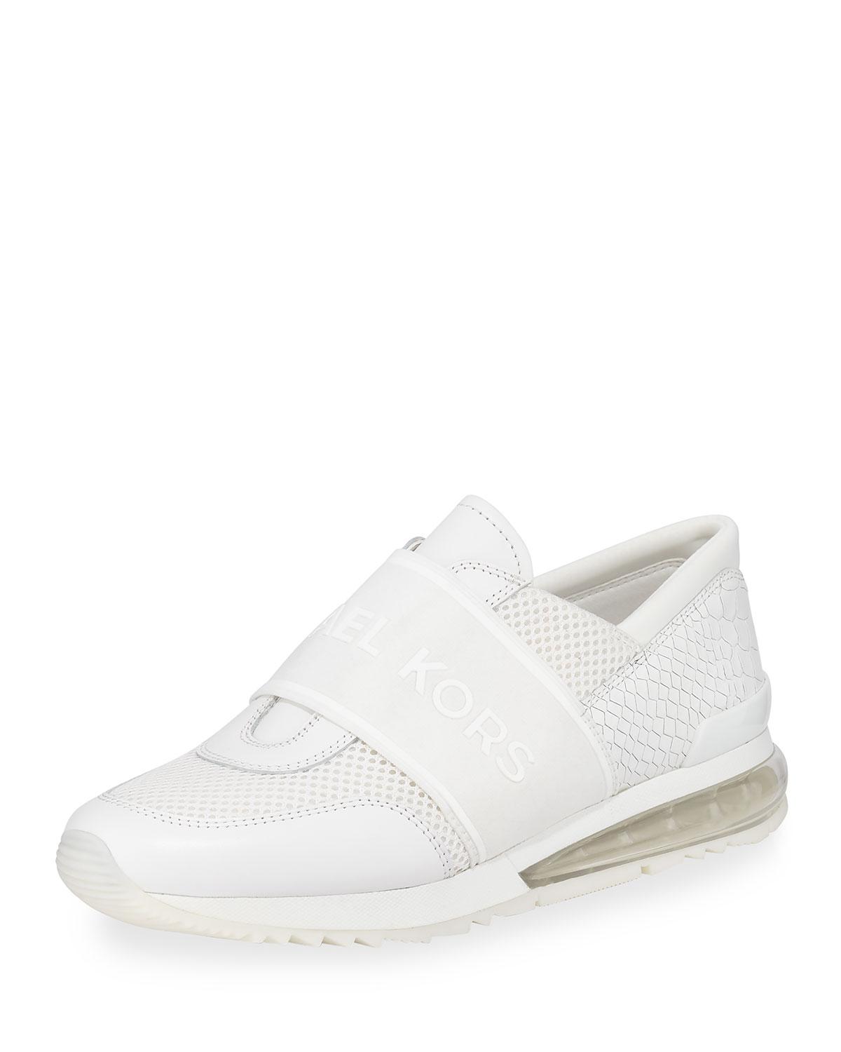 white mk shoes