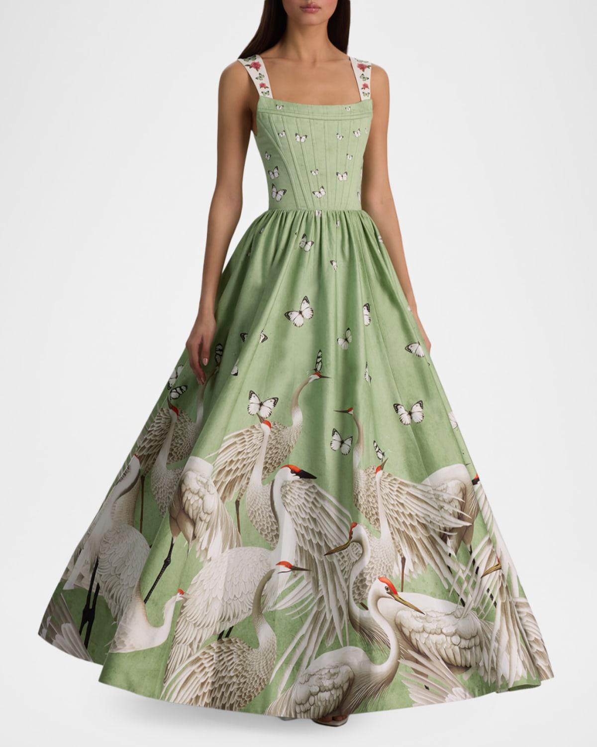 anne wheeler green dress alice + olivia Mint Size 4 Dress – Swap Boutique main image 0