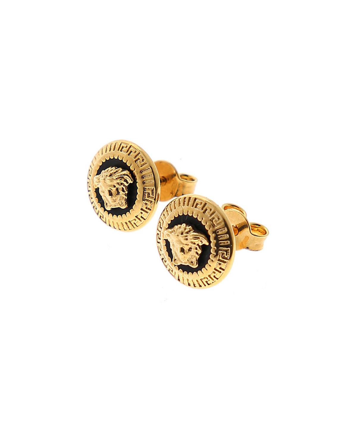 black versace earrings