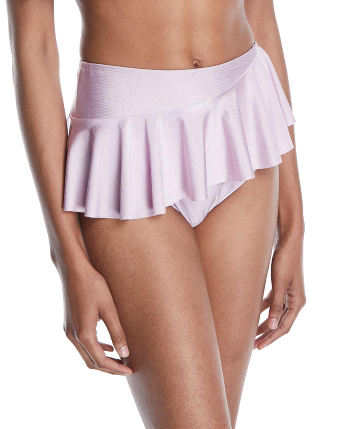 high waisted skirt bathing suit bottoms